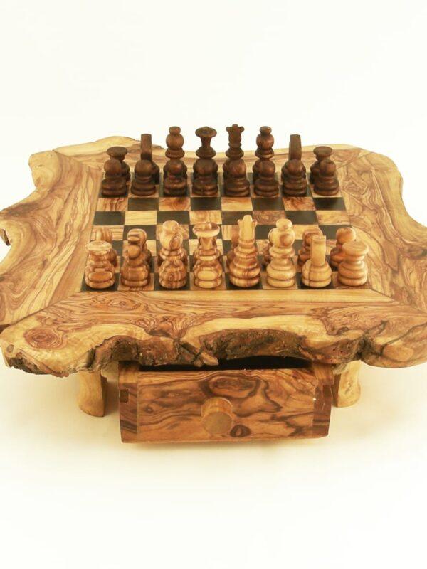 Olivewood chessboard natural 2